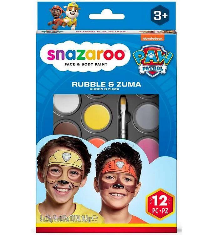 Snazaroo Ansigtsmaling -   Farver - Paw Patrol Rubble   Zuma