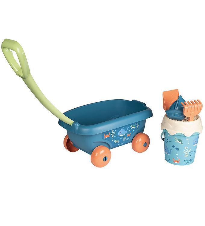 Smoby Trækvogn M  Strandsæt -   Dele - Blå