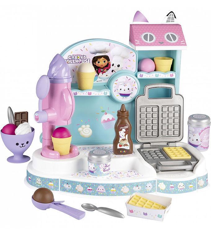 Smoby Legekøkken - Gabby's Isfabrik med 20 Dele