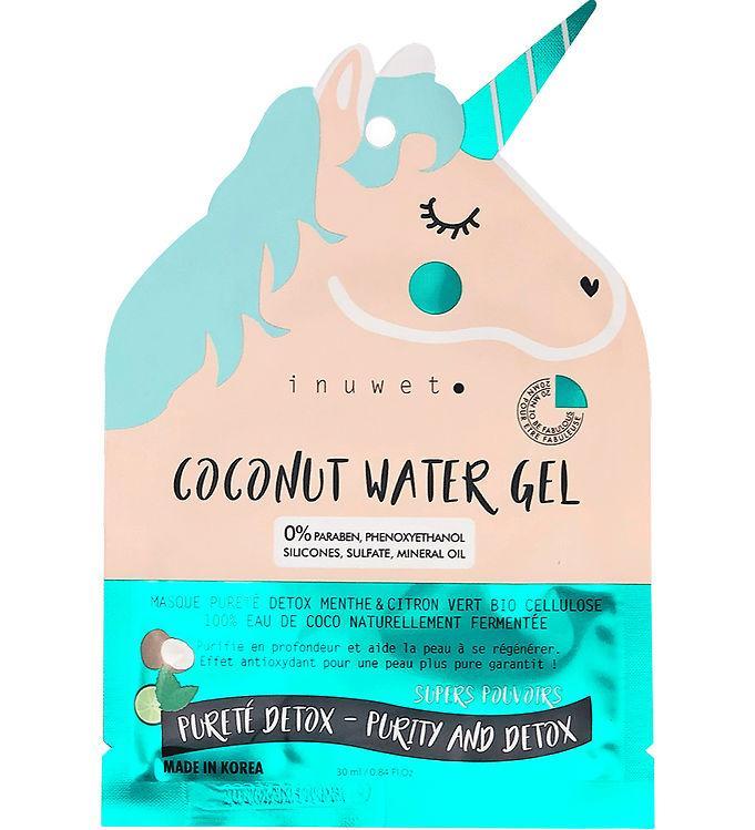 Inuwet Ansigtsmaske - Unicorn - Bio Cellulose - Coconut Lime Min