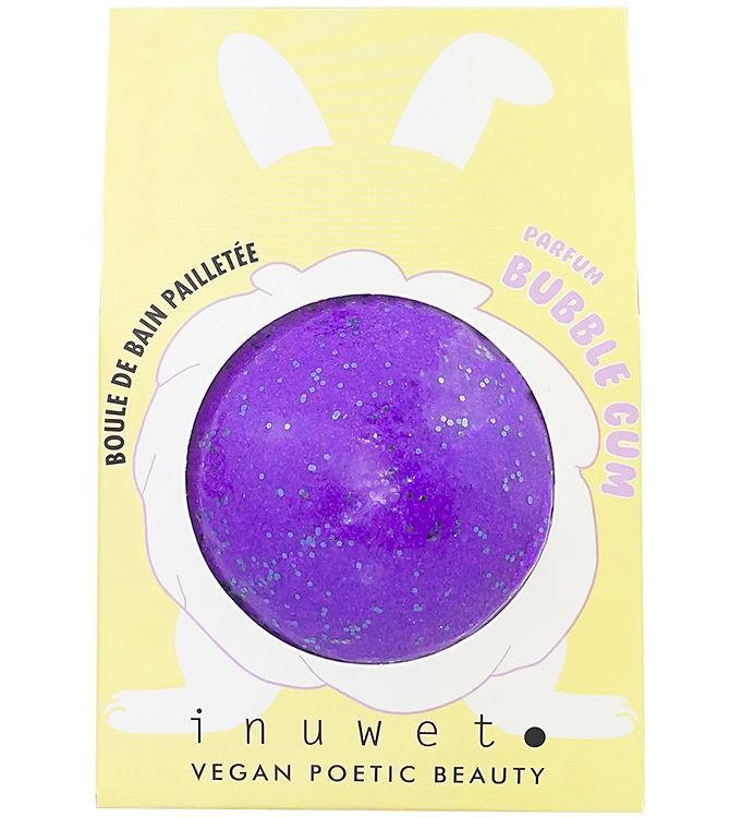 Inuwet Bath Bomb M  Duft - Bubble Gum - Violet M  Glimmer