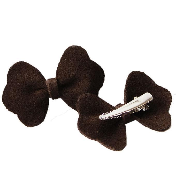 Petit La Busch Hårsløjfer - Bow -  -pak - Chocolate