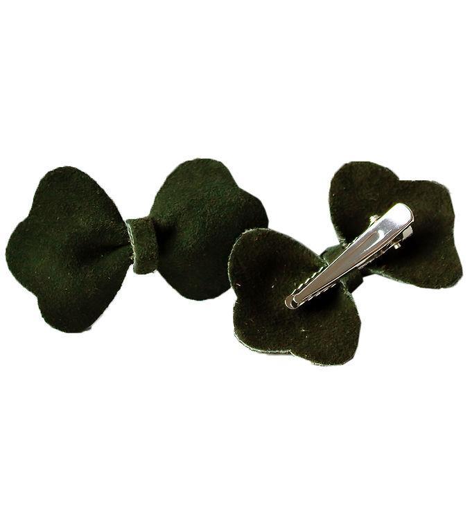 Petit La Busch Hårsløjfer - Bow -  -pak - Olive