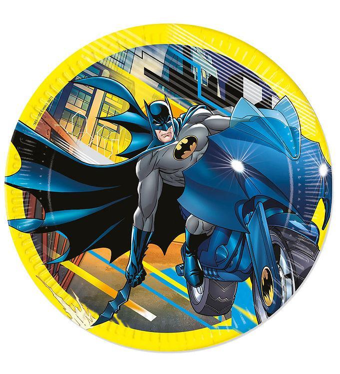 Batman Rogue Rage Paptallerkner - 8 stk. fra Decorata