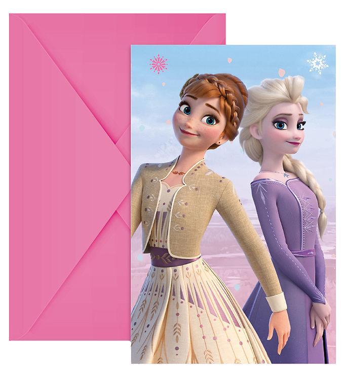 Decorata Fest Invitationer - 6 Pak - Frozen II Vind Ånd
