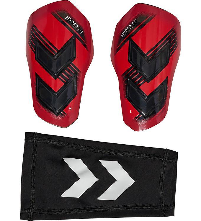 Hummel Benskinner - Hmlshin Guards Hyper Fit - Rød Sort