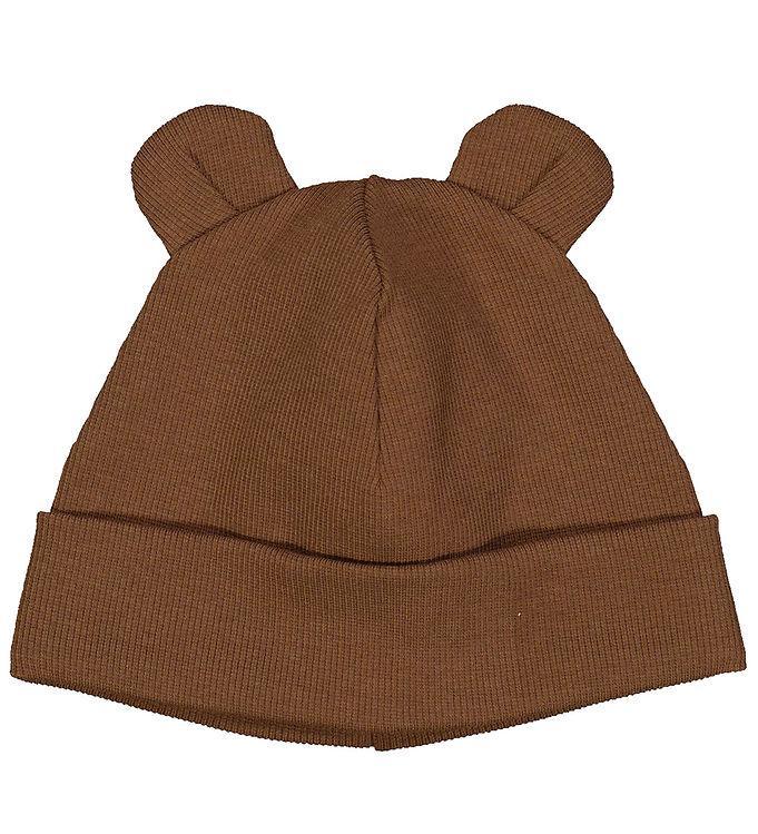 M? Sli Beanie - Rib - Cozy Me Bear -   Lags - Bark