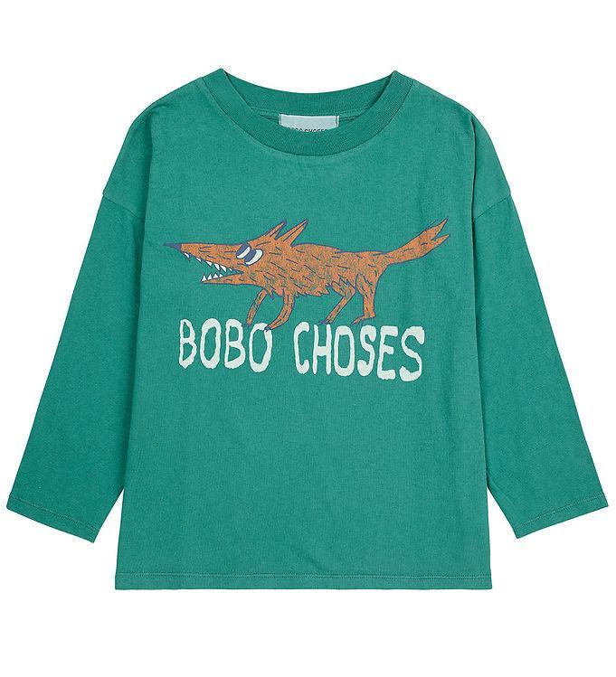 Bobo Choses Bluse - Den Kloge Ræv - Mørkegrøn