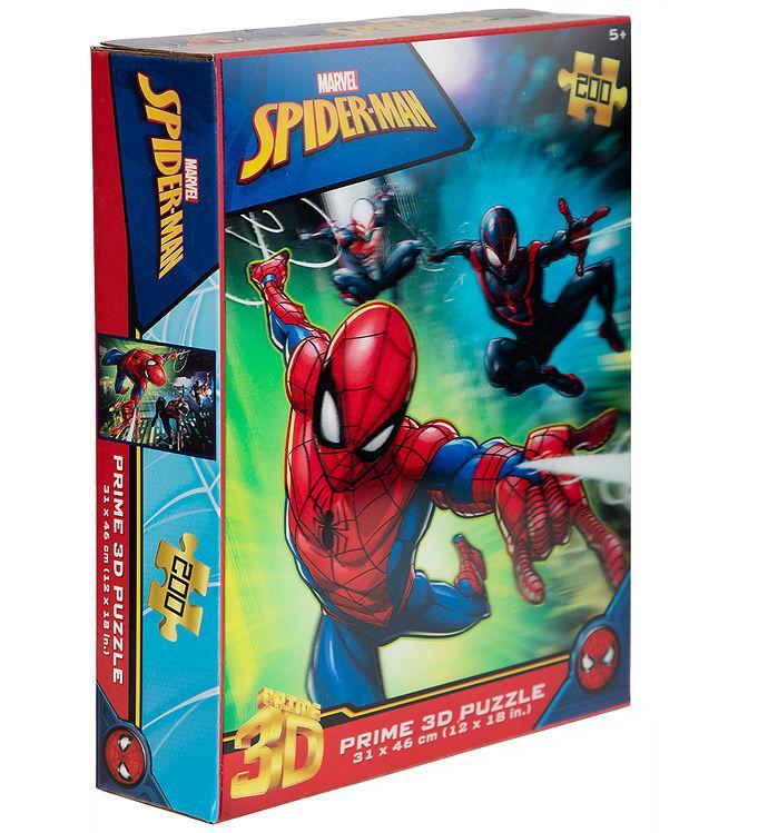 Prime  D Puzzle Puslespil -  D -   Brikker - Spiderman