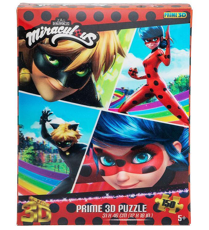 Prime  D Puzzle Puslespil -  D -   Brikker - Miraculous