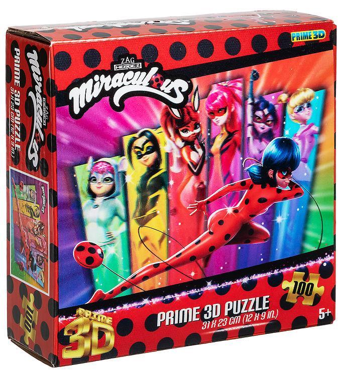 Prime  D Puzzle Puslespil -  D -   Brikker - Miraculous