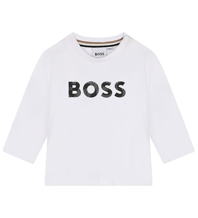 Boss Bluse - Hvid M  Sort