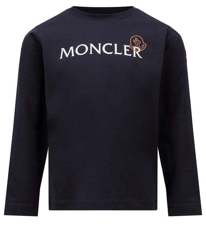 Moncler Bluse - Medium Blue M  Hvid