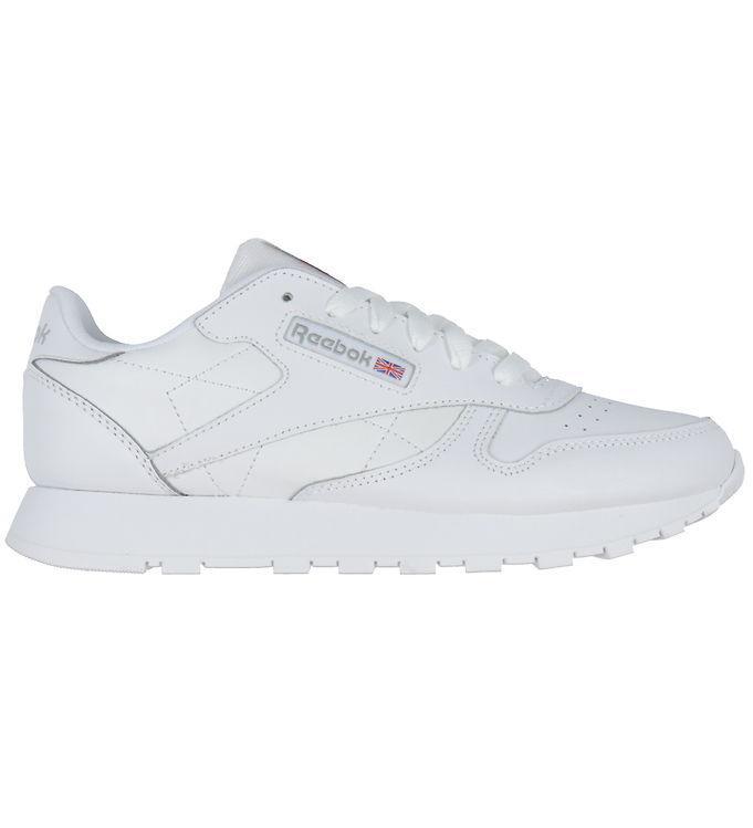 Reebok Sko - Cl Lthr - Running - Hvid Grå