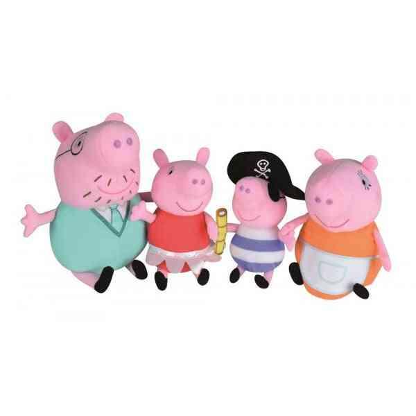Peppa Pig - Gurli Gris Familie Bamser 22 Cm