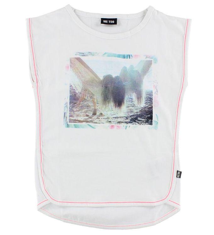 Me Too Top - Hvid M  Fotoprint
