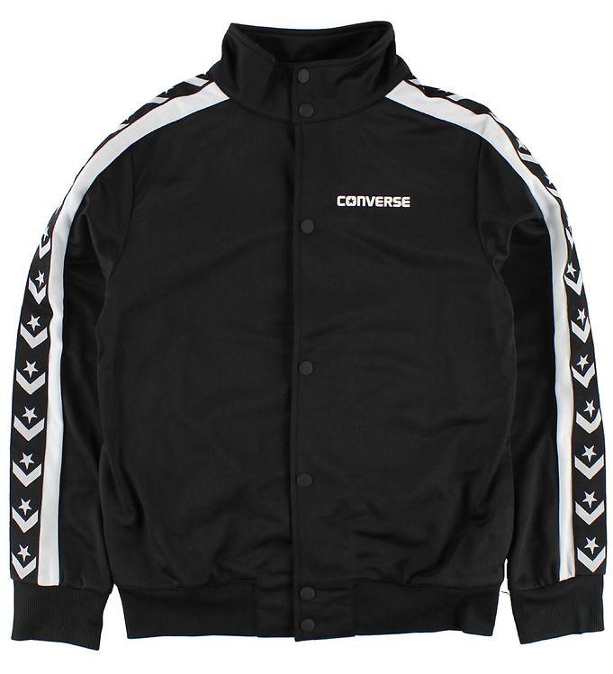 Converse Cardigan - Sort Hvid