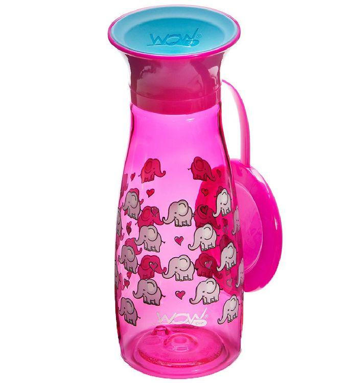Wow Cup Drikkedunk - Mini -   Ml - Pink M  Elefanter