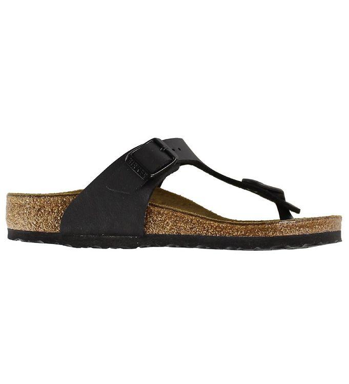 Birkenstock Gizeh Sandaler - Sort på tilbud!