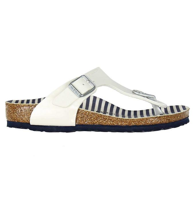 Birkenstock Gizeh Sandaler - Nautical Stripes Hvid