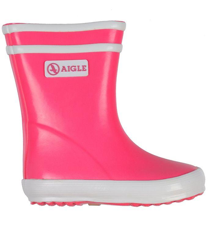 Aigle Gummistøvler - Baby Flac i Rosa - Fantastisk Tilbud!