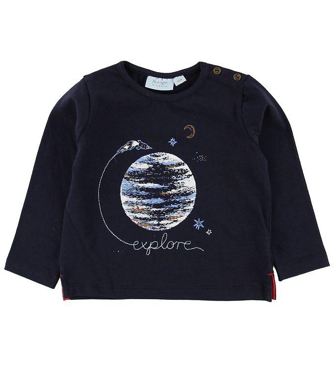 Noa Noa Miniature Bluse - Navy M  Jorden