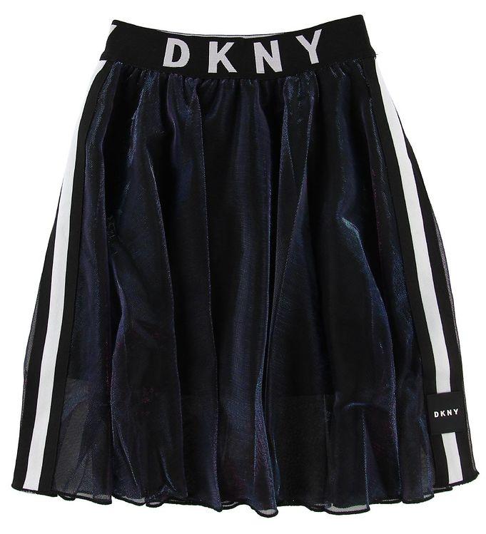 Dkny Nederdel - Sort Holografisk M  Logo