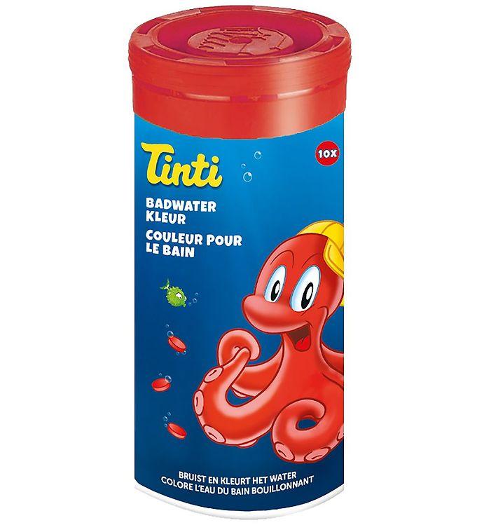 Tinti Badefarve - 10 Stk - Rød på tilbud!