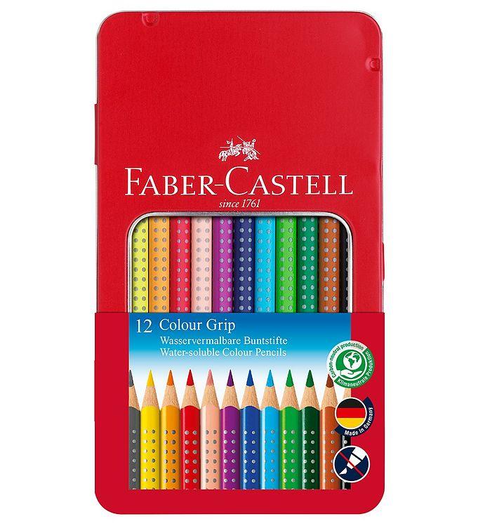 Faber-Castell Akvarel Farveblyanter - 12 Stk - Multi
