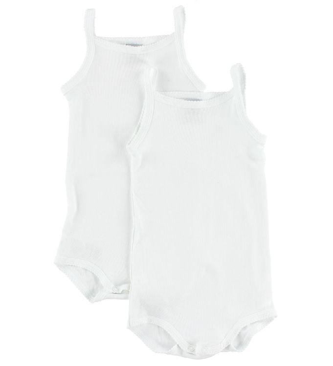Petit Bateau Body 2 Pak - Uæ - Hvid til gode priser