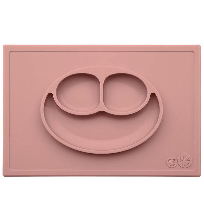 Ezpz Happy Mat - Silikone - Støvet Rosa