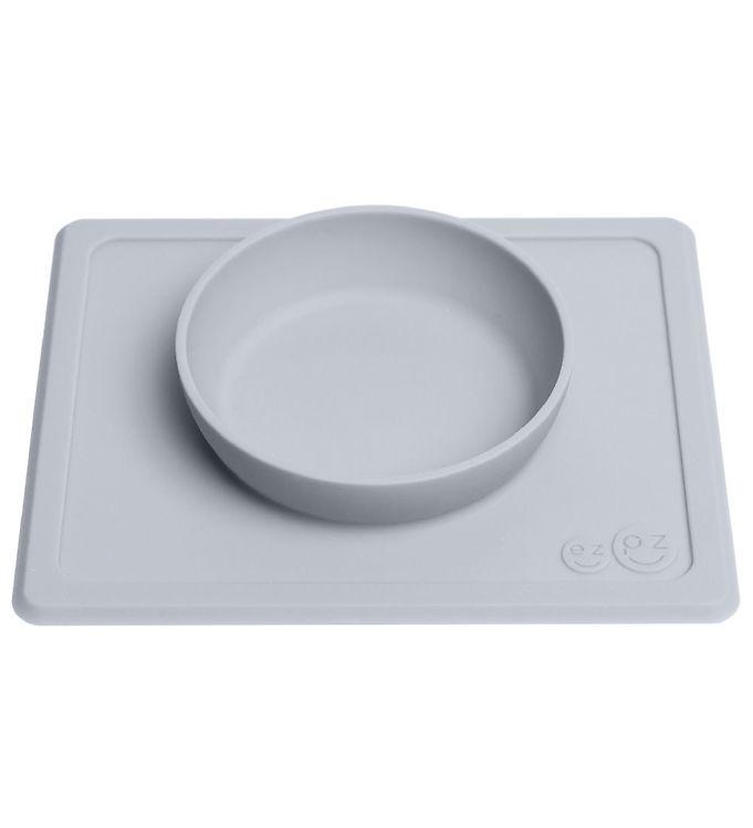 Ezpz Happy Mini Bowl - Silikone - Gråblå