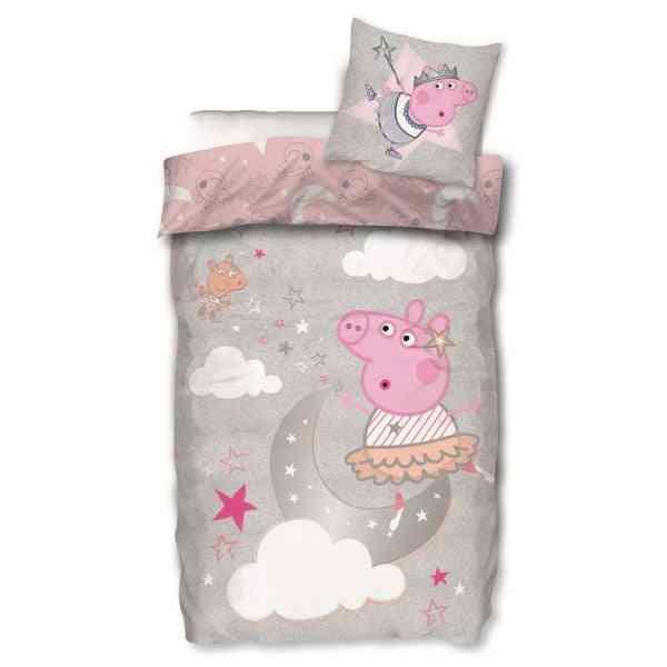 Peppa Pig - Gurli Gris Junior Sengetøj - Moss Green   Junior  X