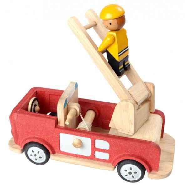 Plantoys - Brandbil - Rød