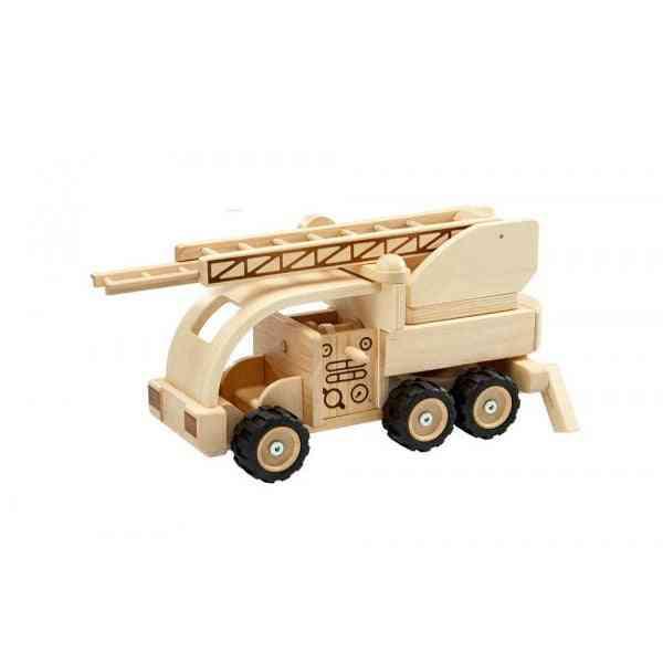 Plantoys - Brandbil - Naturtræ