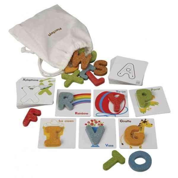 Plantoys - A-Z Bogstaver Puslespil til Børn