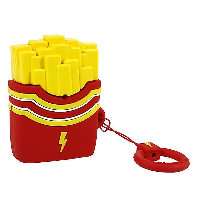 Moji Power Airpods Cover - Fries i Multifarvet Design
