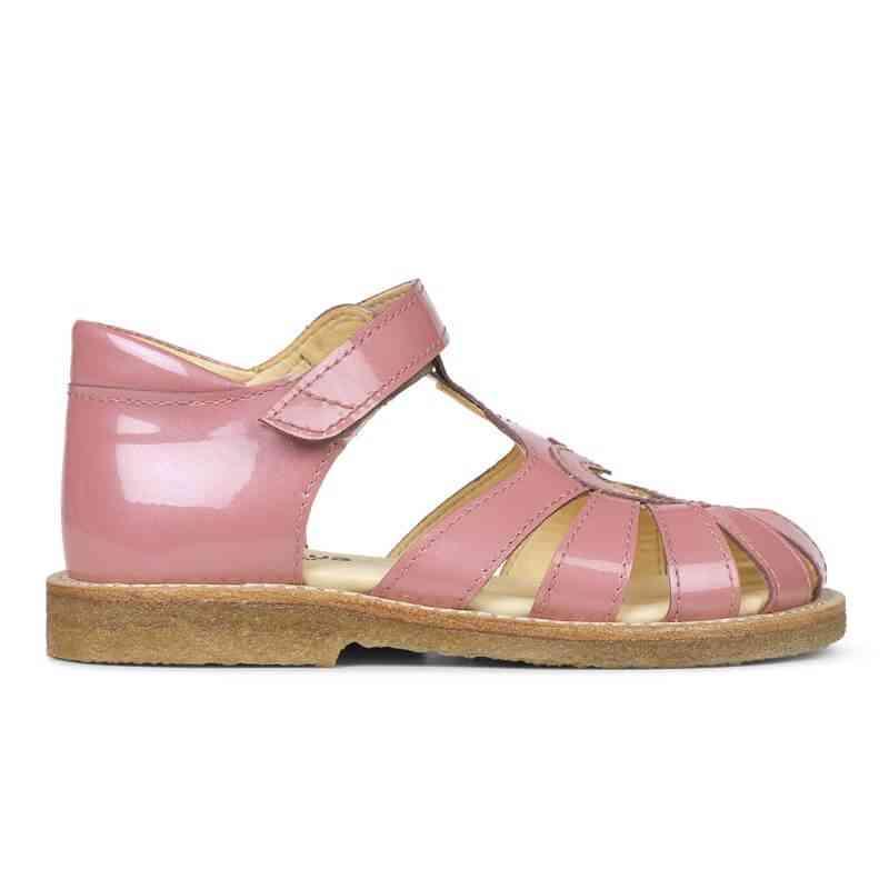 Angulus - Hjerte Sandal M  Velcro - Rose Pink -