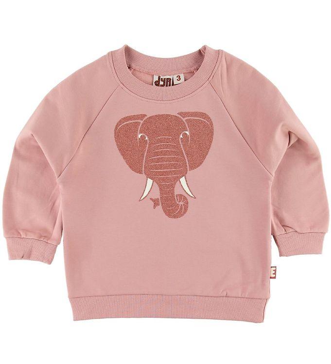 Dyr Cph Sweatshirt - Dyrbellow - Rose Glow med Elefant