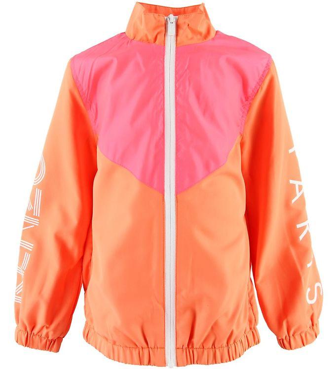 Kenzo Cardigan - Sport Line Logo i Orange - Fantastisk tilbud!