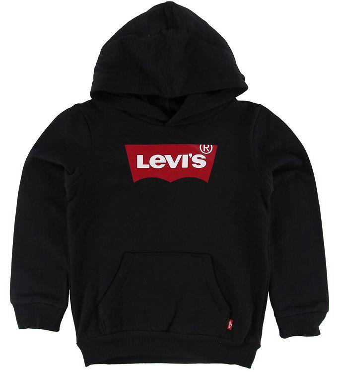 Levis Batwing Hættetrøje - Sort til børn