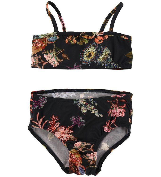 Christina Rohde Bikini - Sort M  Blomster