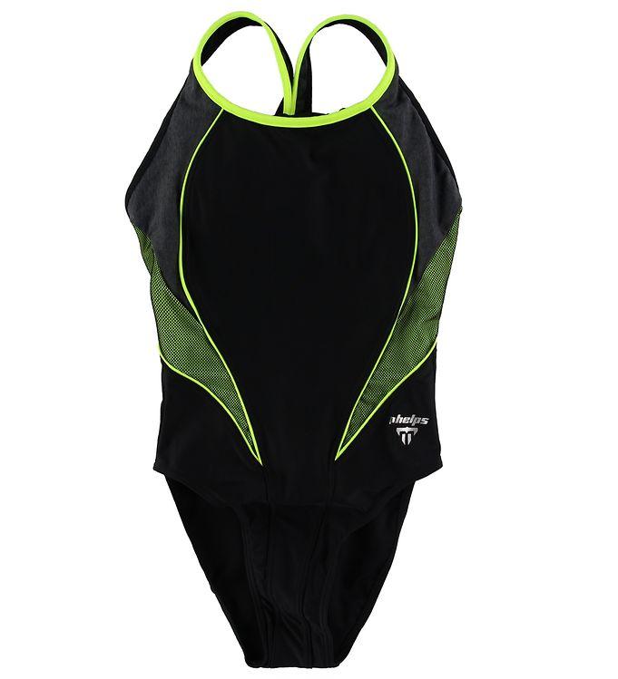 Phelps Badedragt - Hanoi - Sort Neongul