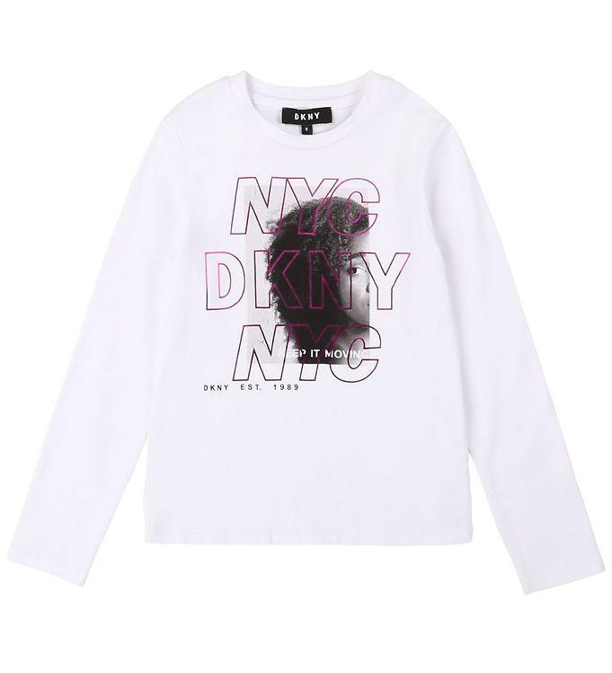 Dkny Bluse - Junior D  - Hvid M  Tryk