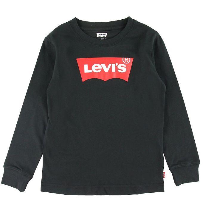 Levis Bluse - Batwing - Sort M  Logo