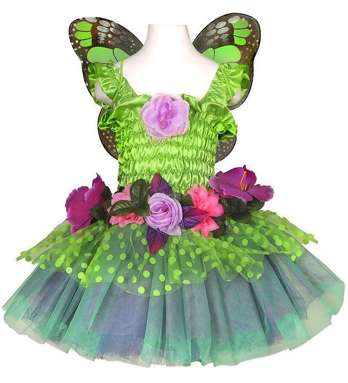 Great Pretenders Fe Kostume - Blooms Deluxe Grøn/Lilla