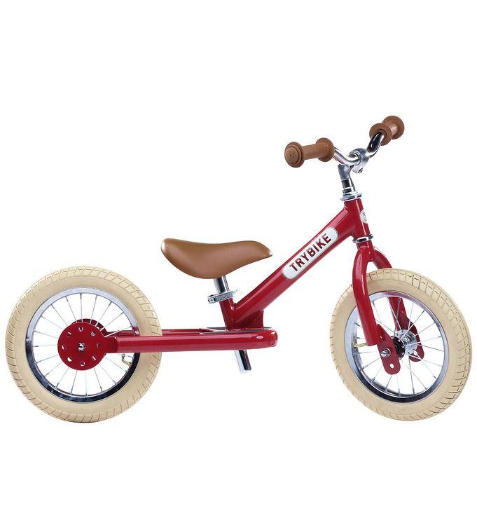 Trybike Løbecykel - Steel - Rød