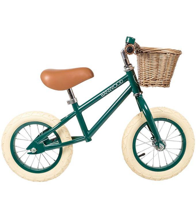 Banwood Løbecykel - First Go  - Mørkegrøn