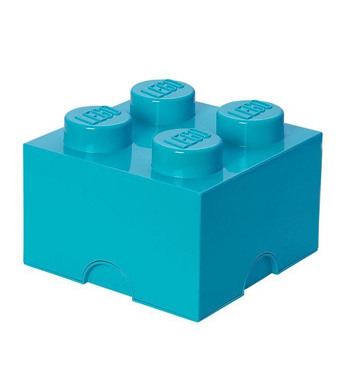 Lego Opbevaringsboks med Knopper - Medium Blå