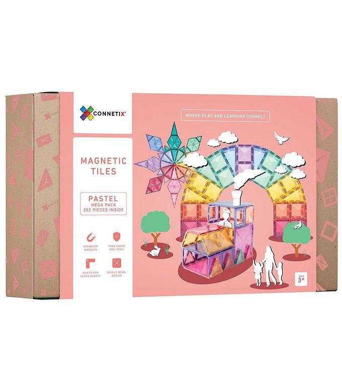 Connetix Magnetsæt -   Dele - Pastel Mega Pack